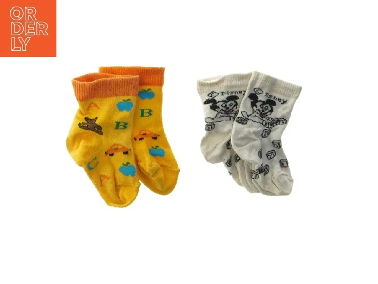 Billede 1 - Børnestrømper med print, 14 cm (str. 14 cm)