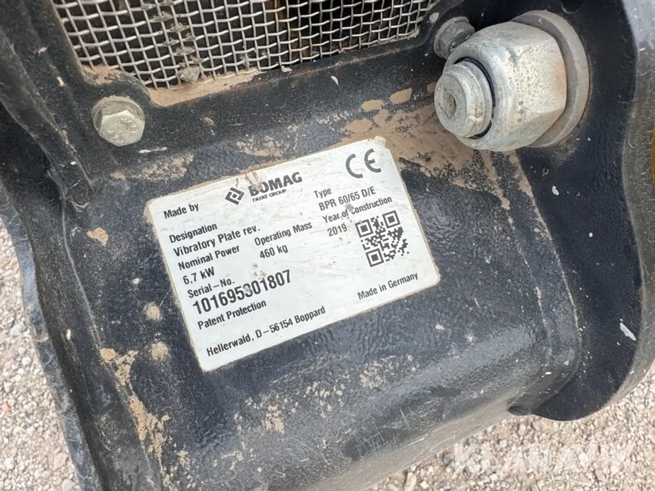 Billede 12 - Pladevibrator Bomag BPR 60/65 D/E vendbar vibratorplade