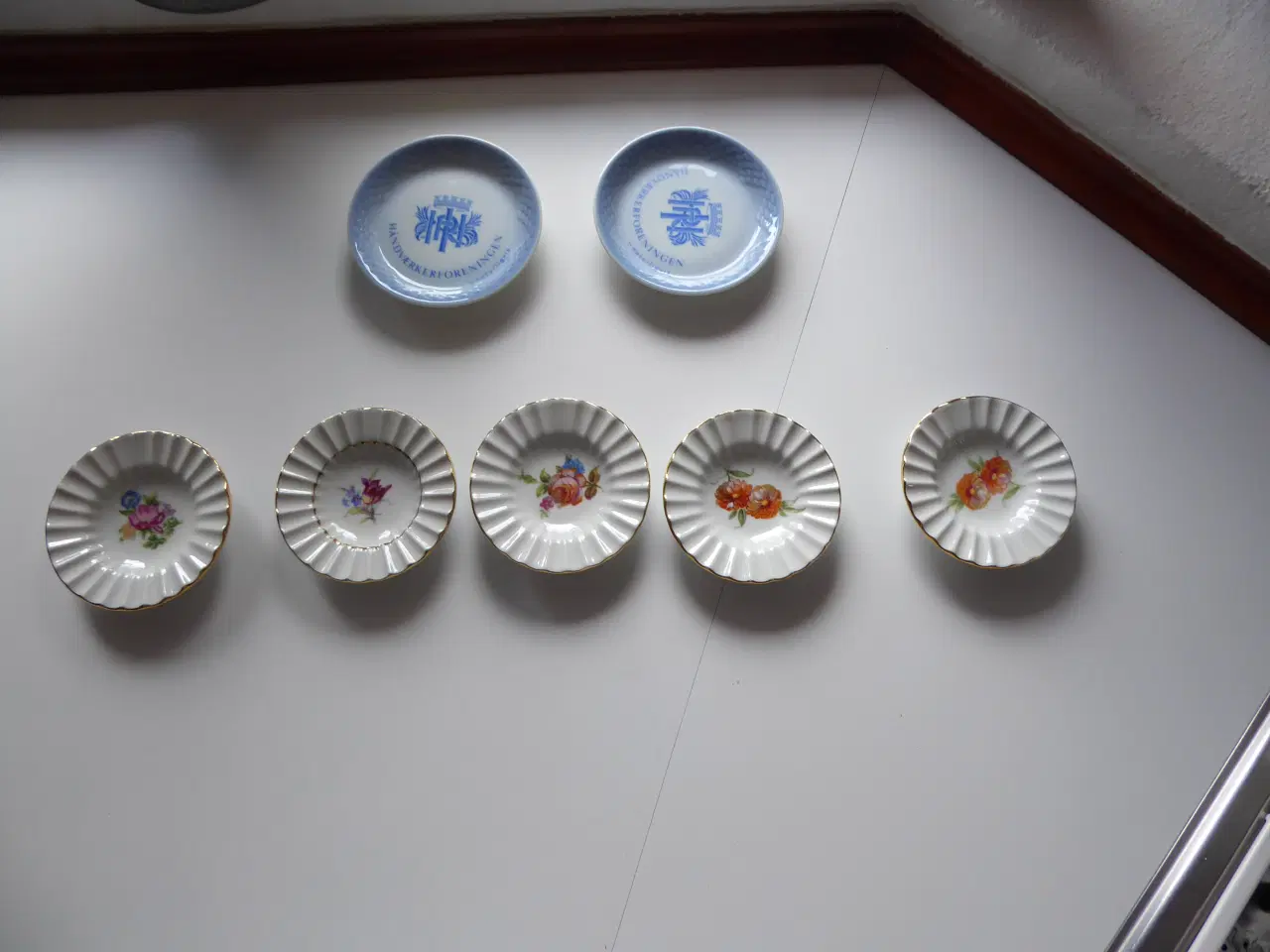 Billede 2 - Guld-staffeleret askebæger fra Lyngby Porcelæn