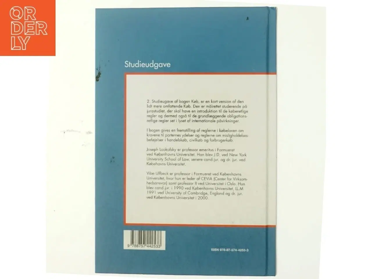 Billede 3 - Køb : dansk indenlandsk købsret : studieudgave (Studieudgave) af Joseph M. Lookofsky (Bog)