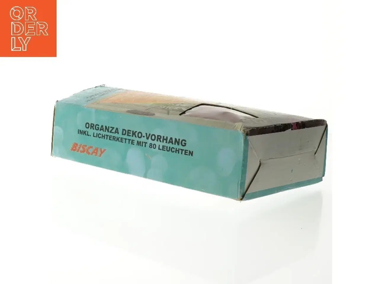 Billede 3 - Organza dekorationsforhæng med lyskæde fra Biscay (str. 19 x 26 cm)