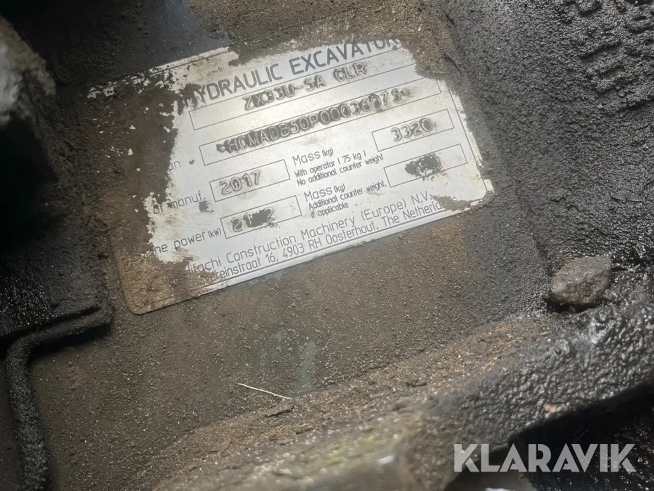 Billede 7 - Gravemaskine Hitachi ZX33U-5A CLR