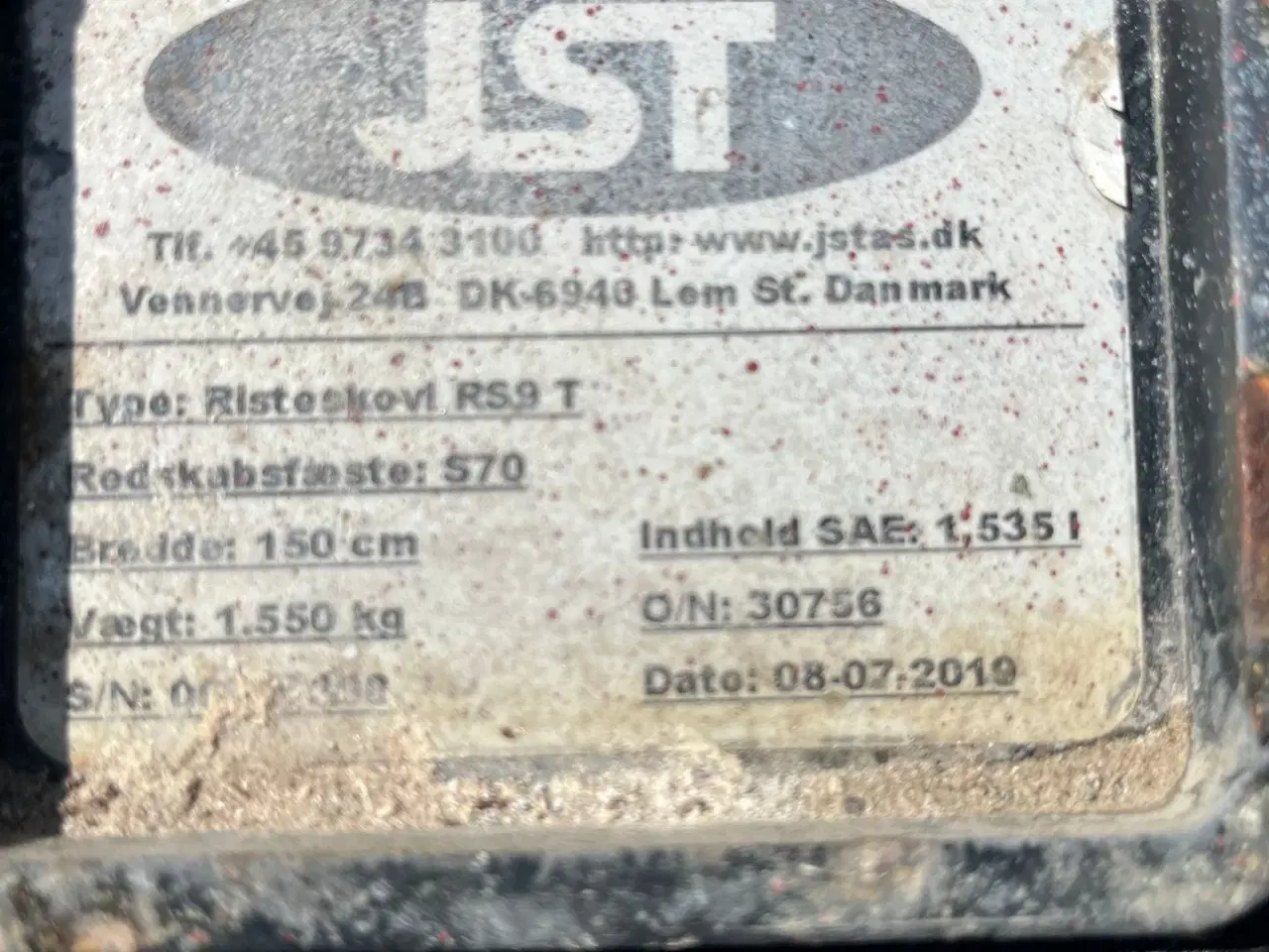 Billede 9 - JST Skovl JST 150cm risteskovl med s70 fæste for +/- 20tons maskine
