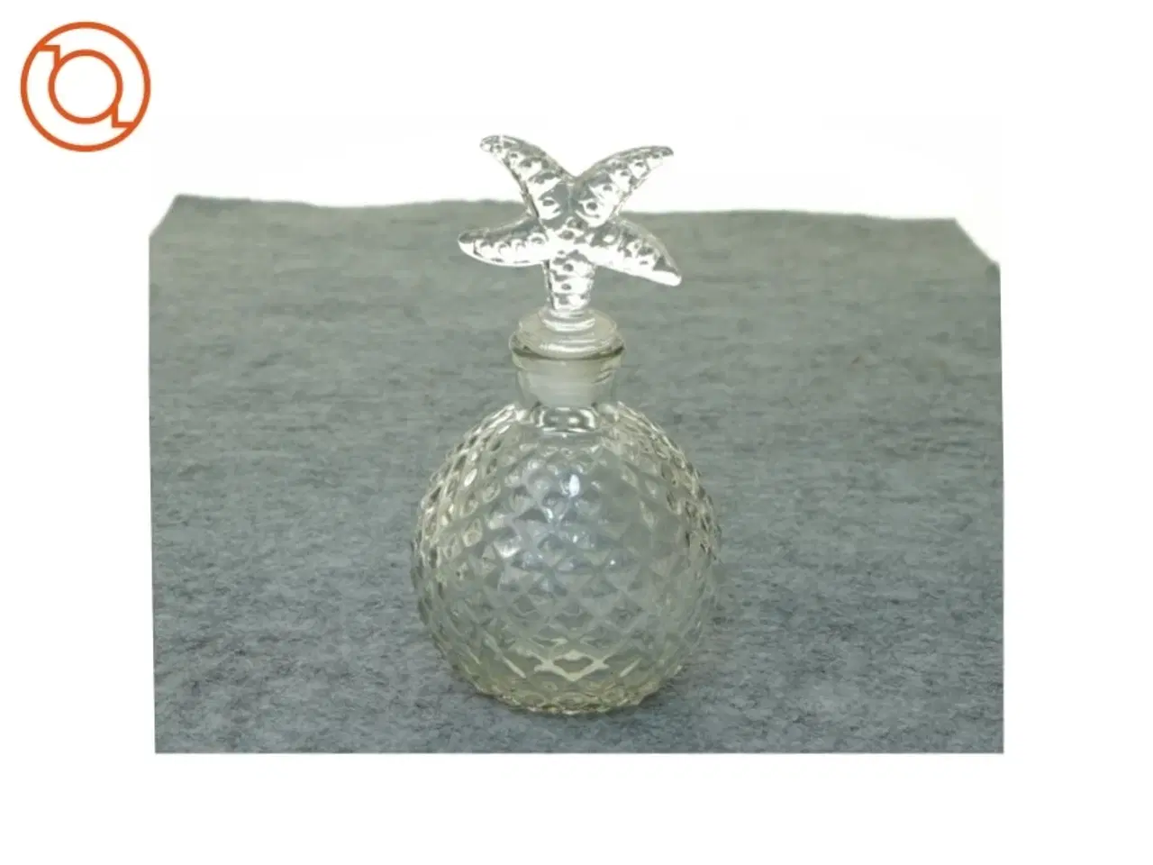 Billede 1 - Glas karaffel flaske med søstjerne prop (str. 20 x 6 cm)