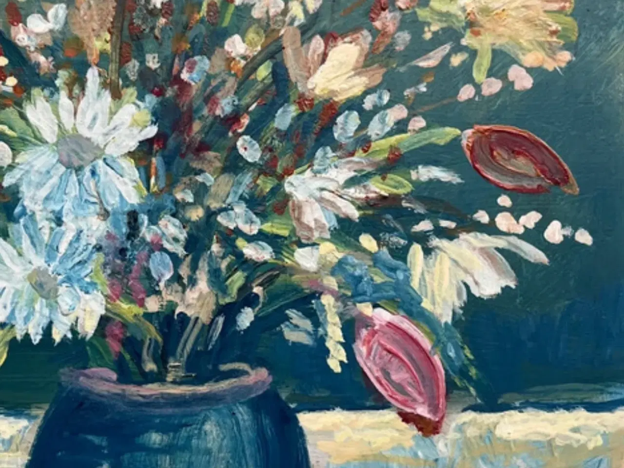 Billede 3 - Maleri af blomster