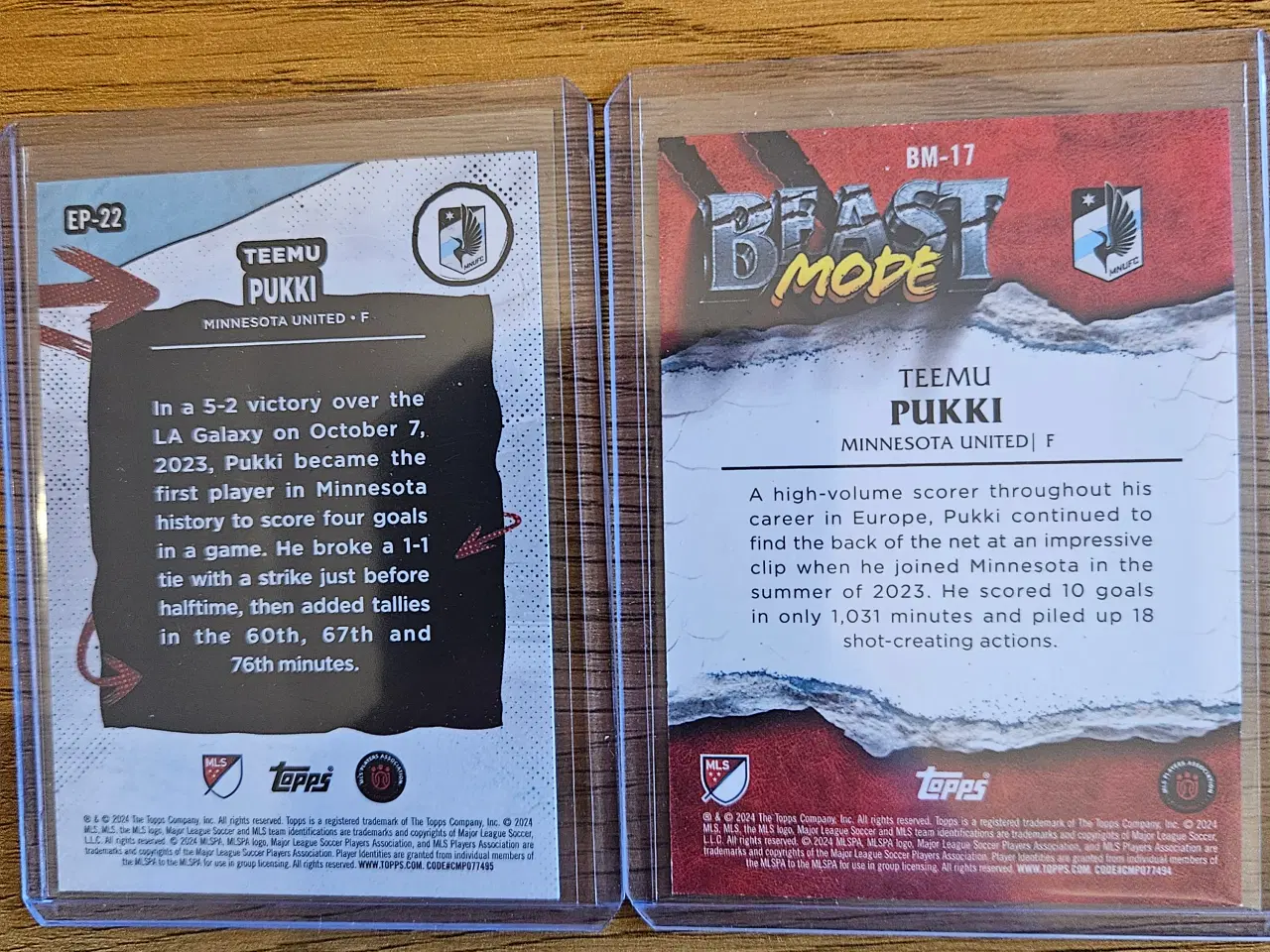 Billede 2 - Temu Pukki  2 Stk Fodboldkort