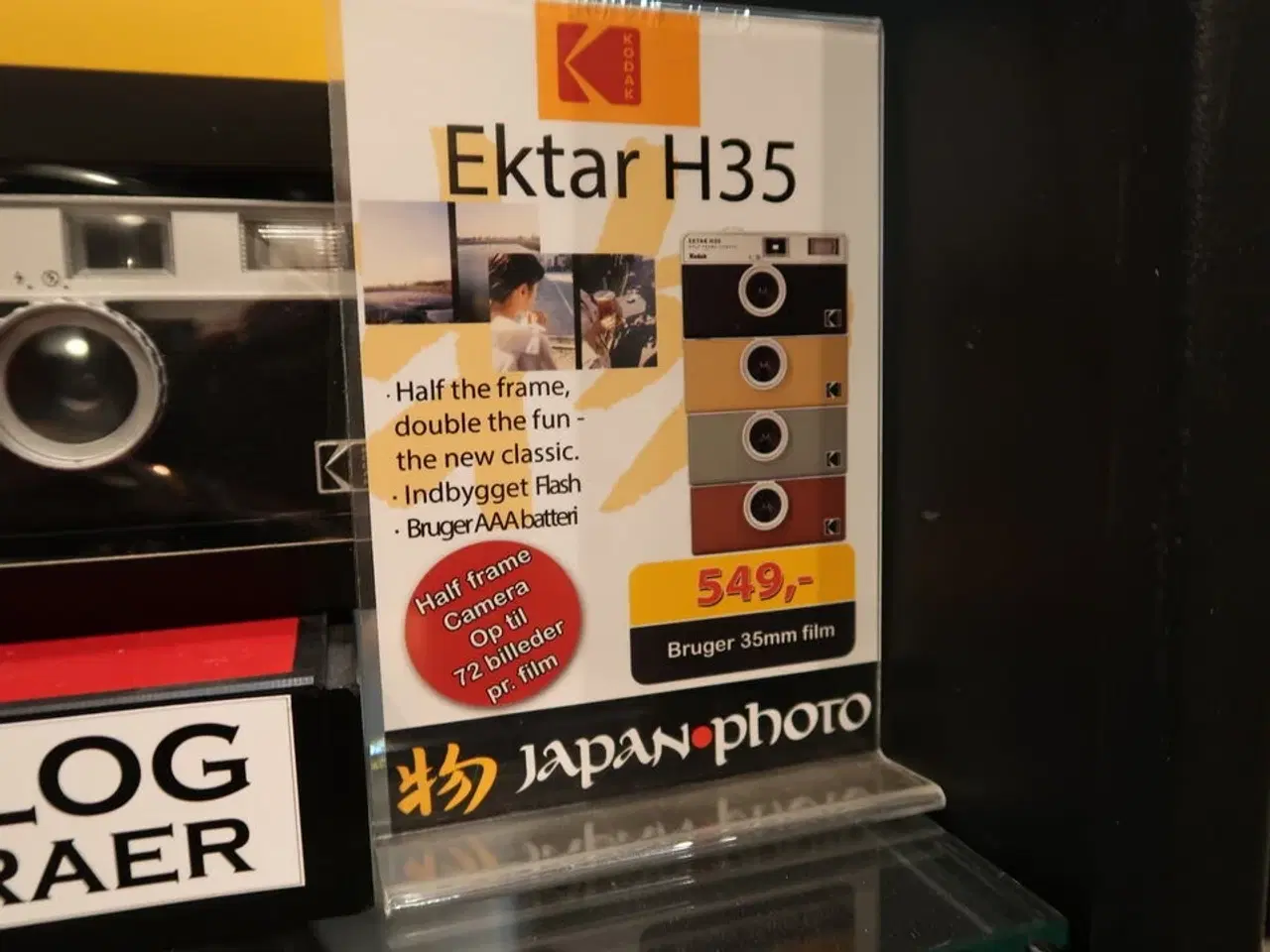 Billede 3 - 2 stk. analog kameraer EKTAR H35