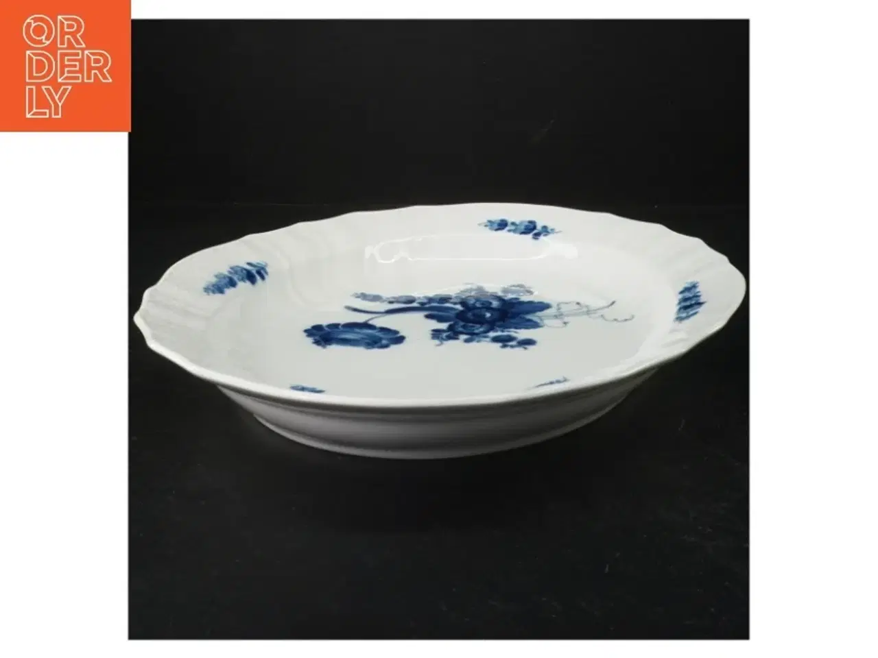 Billede 1 - Blå Blomst porcelænsfad fra Royal Copenhagen (str. 36 x 29 cm)