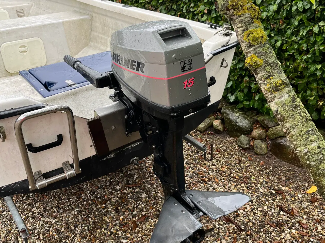 Billede 5 - Crescent 410 jolle med 15 hk mariner og trailer