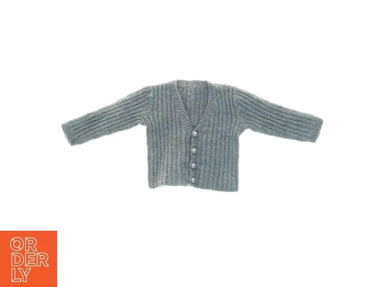 Billede 1 - Håndstrikket børne cardigan (str. 22 x 26 cm ærme 18 cm)