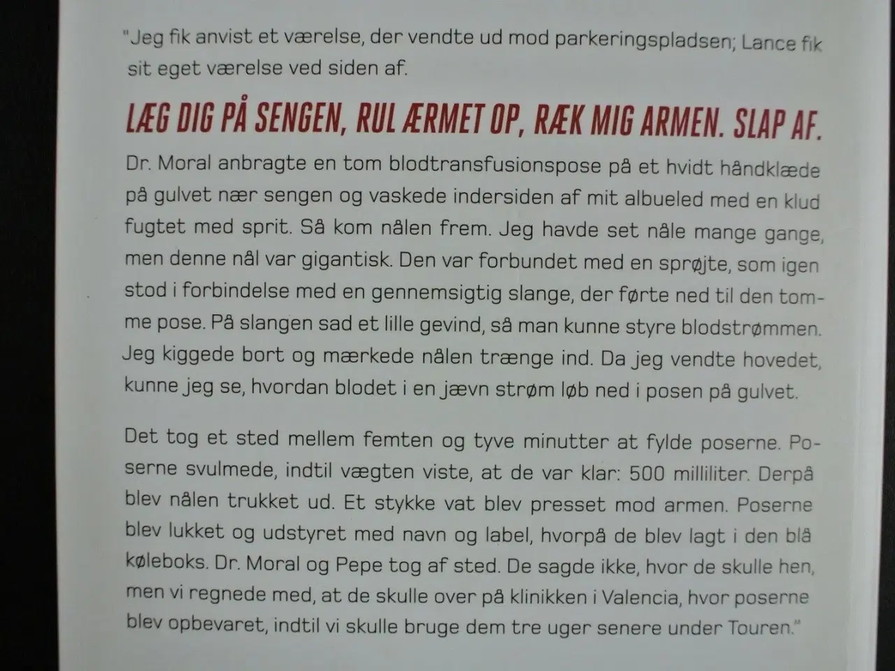 Billede 2 - det hemmelige løb - tour de france set indefra - o