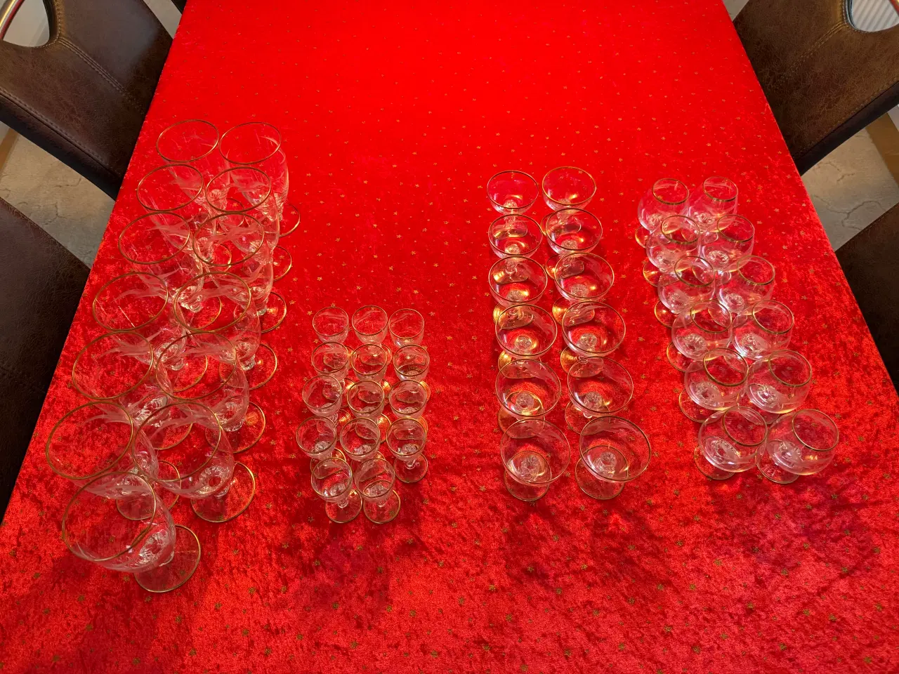 Billede 2 - Lyngby mågeglas med intakt guldkant