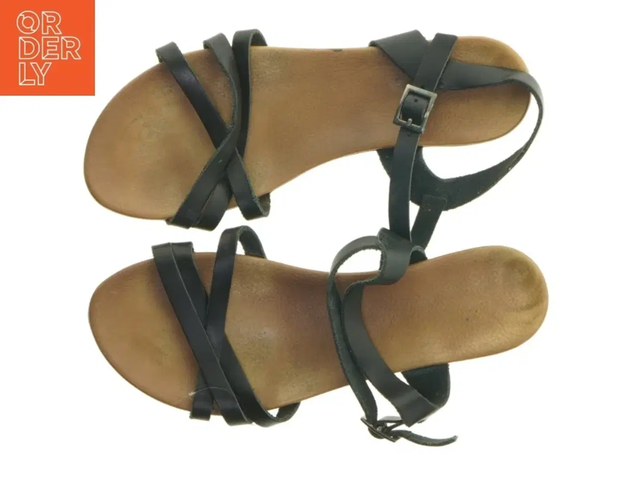 Billede 1 - Sorte sandaler, str. 37 fra Porronet (str. 37 )