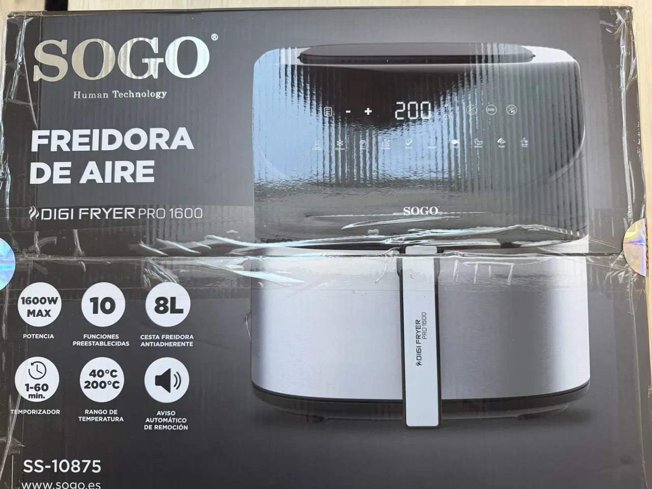 Billede 3 - Ny Ny SOGO airfryer FRE-SS-10875