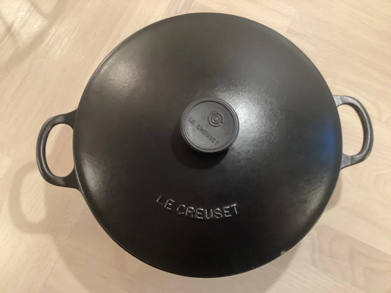 Billede 2 - Fin sort Le Creuset støbejerns stegegryde m. Låg