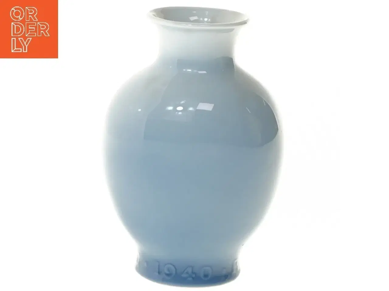 Billede 4 - Vase med kirke motiv fra Royal Copenhagen (str. 18 cm)
