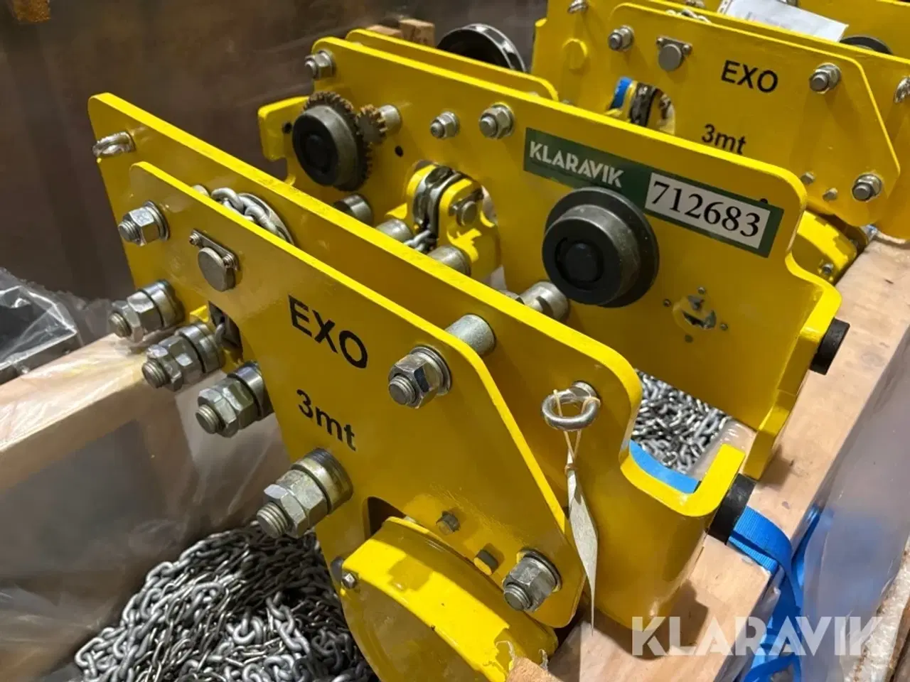 Billede 7 - Løbekat med talje Exo 3 tons - med side og endeforskydning