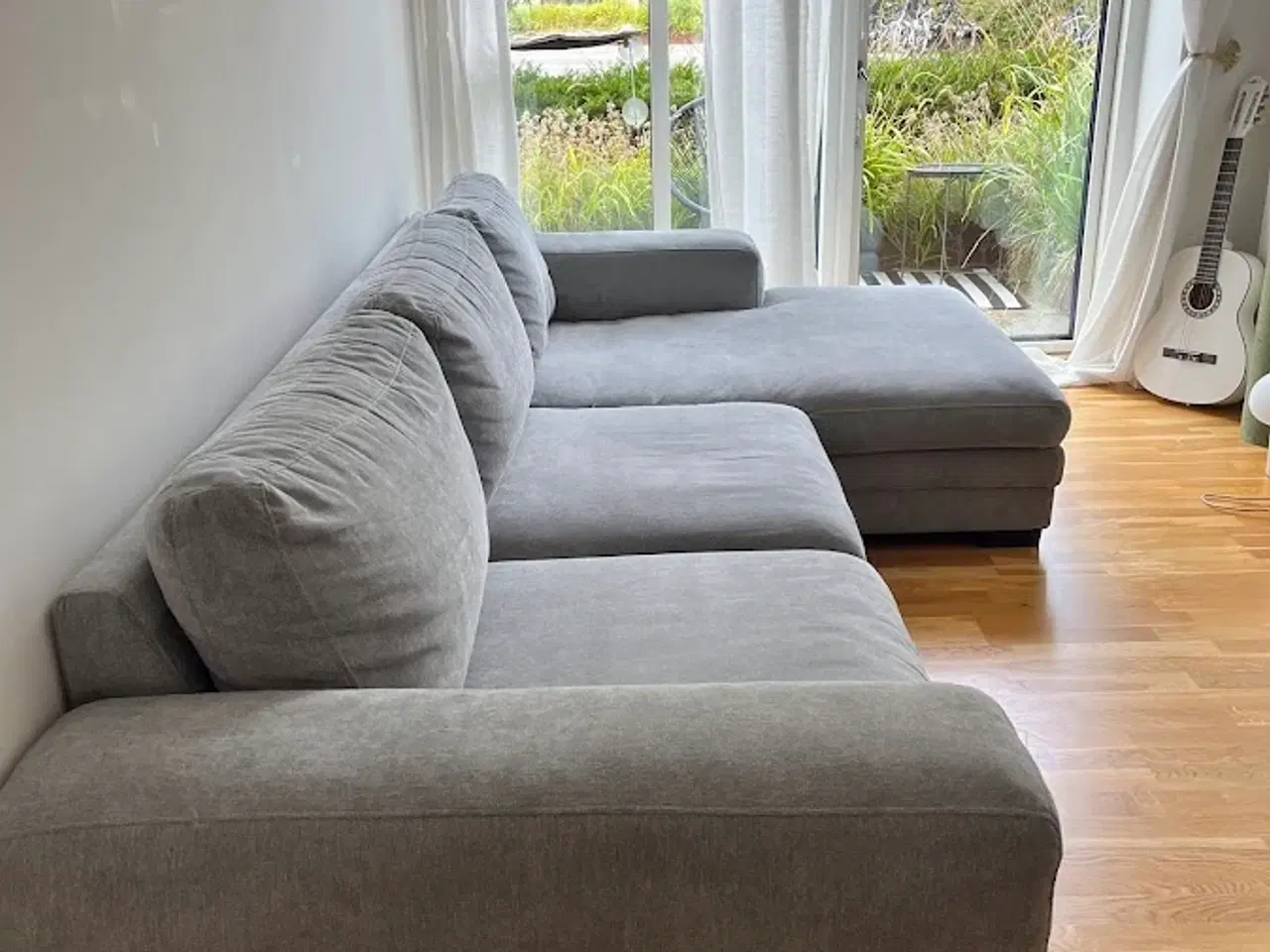 Billede 4 - XL sofa med chaiselong fra MultiMøbler 300x100/165