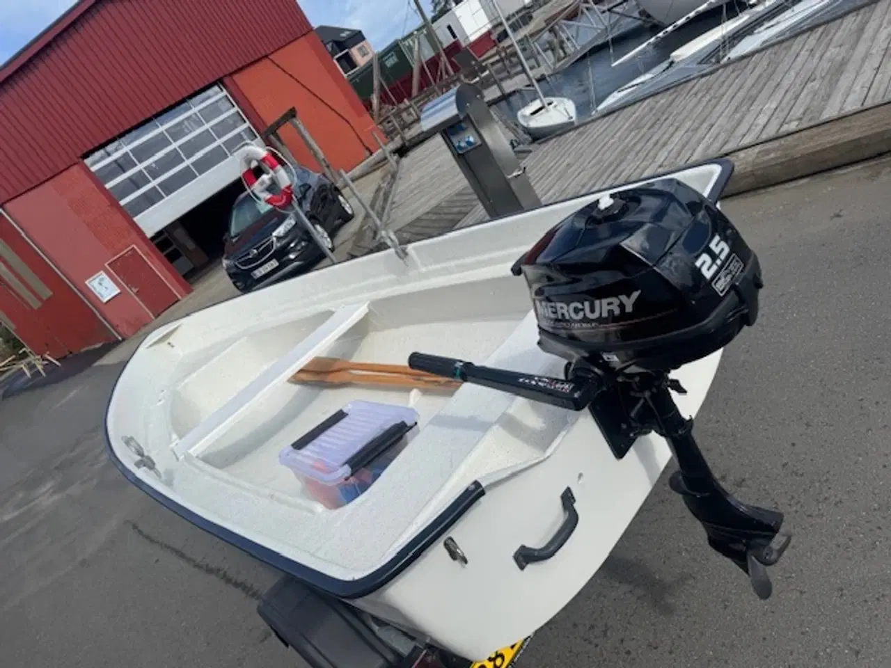 Billede 4 - NY Jolle med 2,5hk 4takt og indreg. trailer