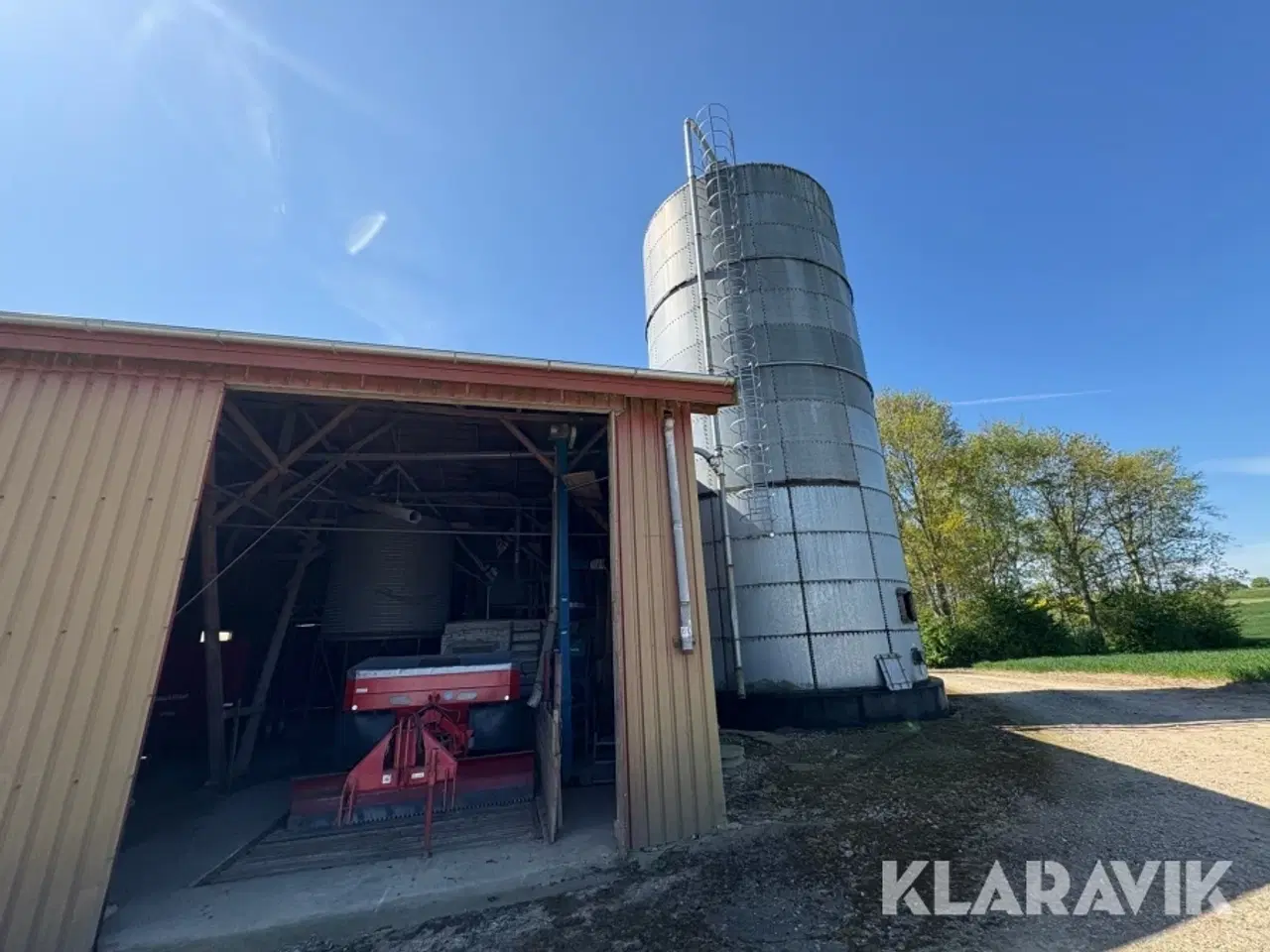 Billede 2 - Kornsilo anlæg med kornblæser og snegl. Kongskilde, Assentoft