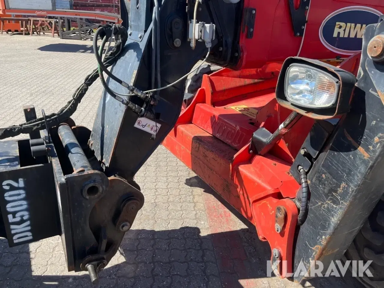 Billede 12 - Teleskoplæsser Manitou MT1440A ST3B med kurv pallegafler