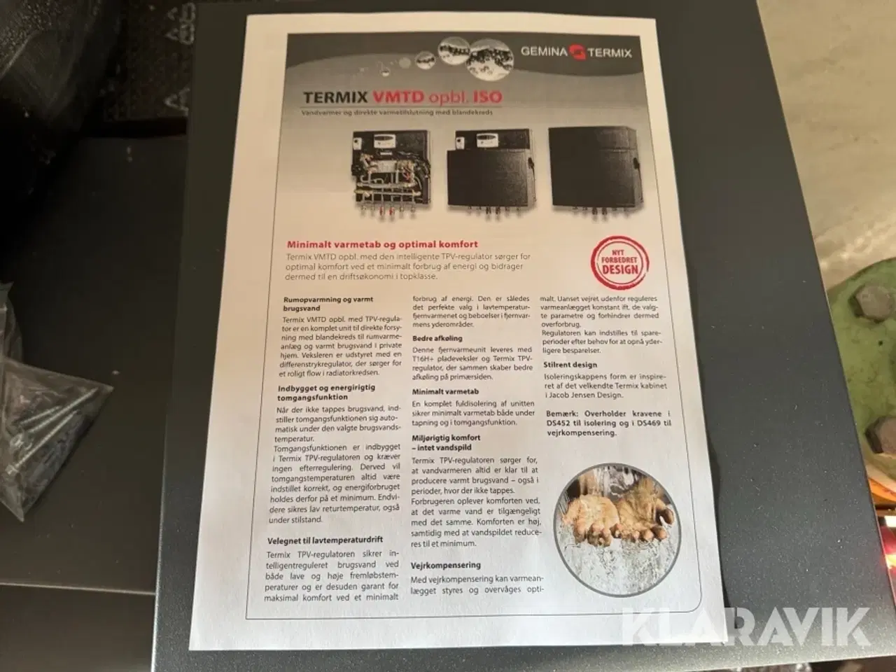 Billede 6 - Fjernvarme Unit Gemina Termix T16H+-1 - 40HP G3/4" varmeveksler