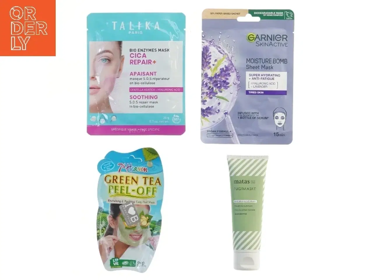 Billede 1 - Ansigtsmasker sæt (str. 4 stk 15 cm)