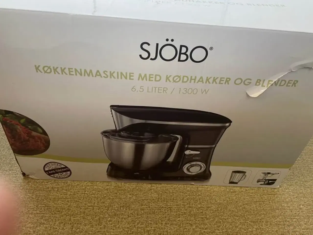 Billede 1 - Køkkenmaskine med kødhakke og blender