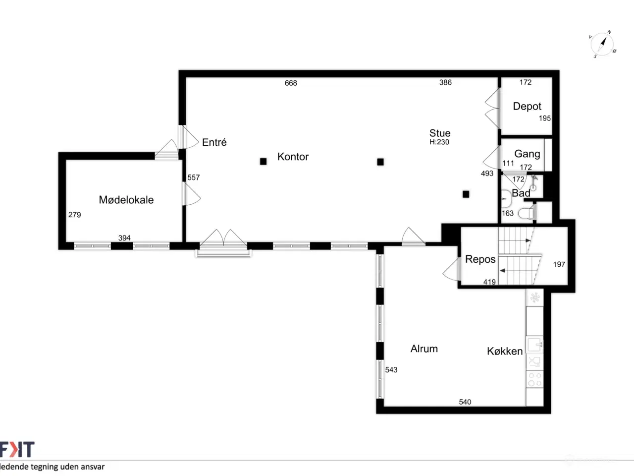 Billede 15 - Kontorlejemål i charmerende baghus i det hyggelige ‘Strædet’ – tæt på Gammel Strand metrostation