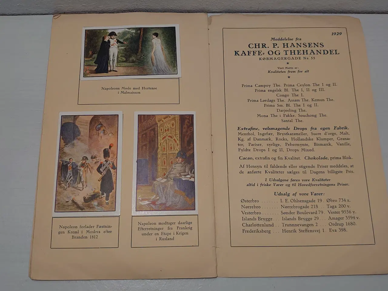 Billede 6 - Samlealb.P.Hansens Kaffe-og Thehandel.Komplet 1929