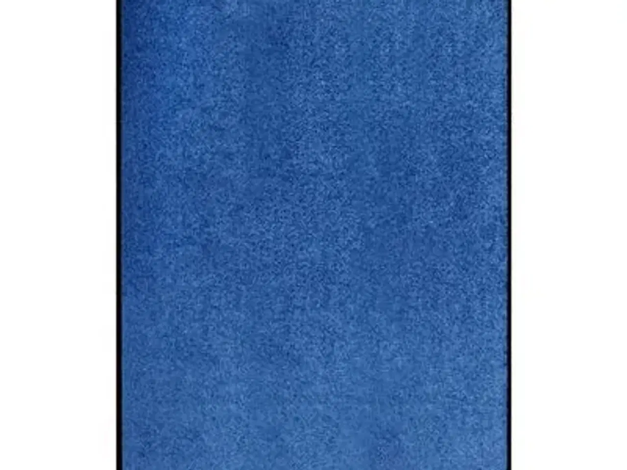 Billede 1 - vidaXL vaskbar dørmåtte 120x180 cm blå