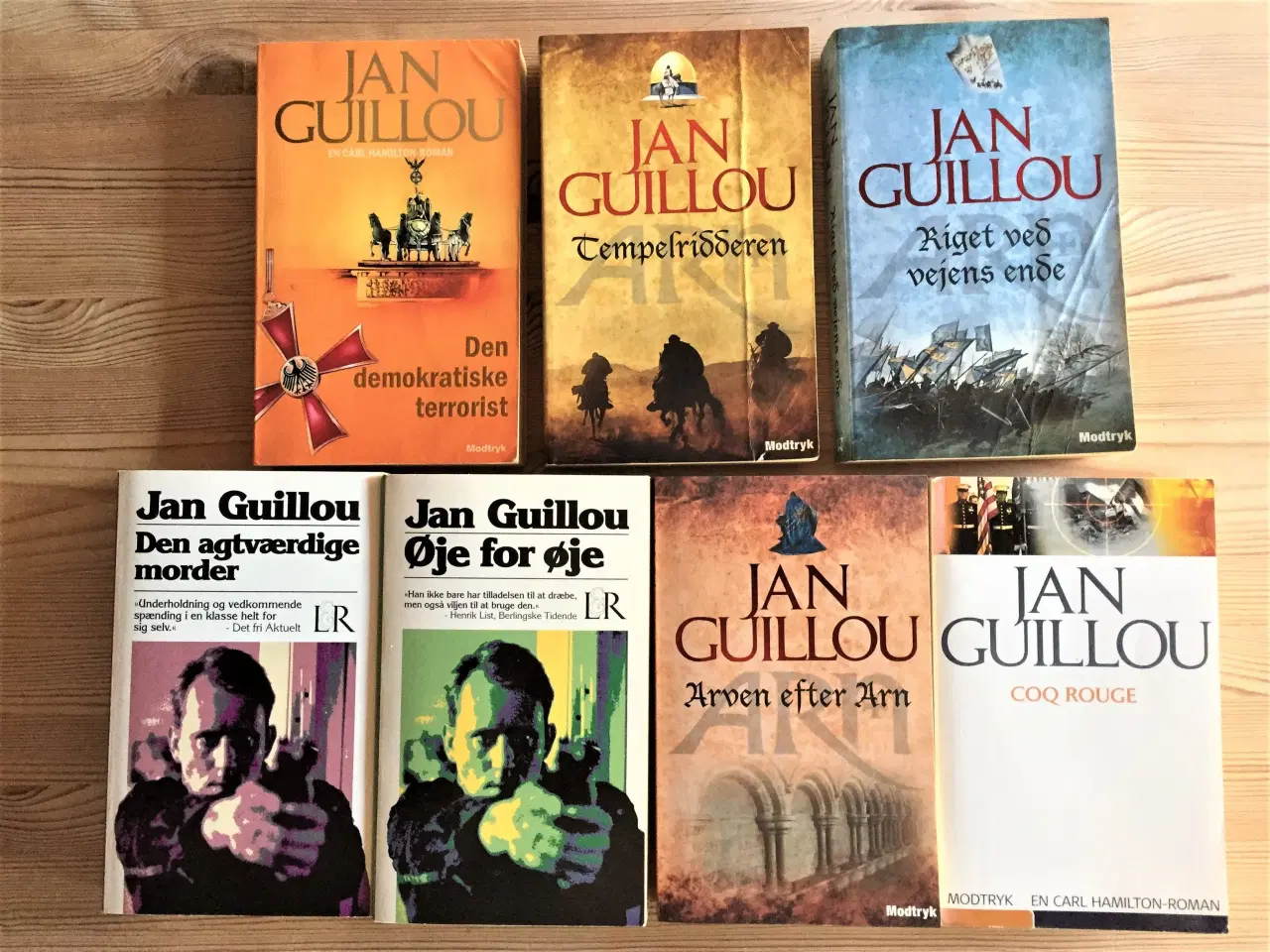 Billede 1 - TILBUD: 17 bøger af Jan Guillou