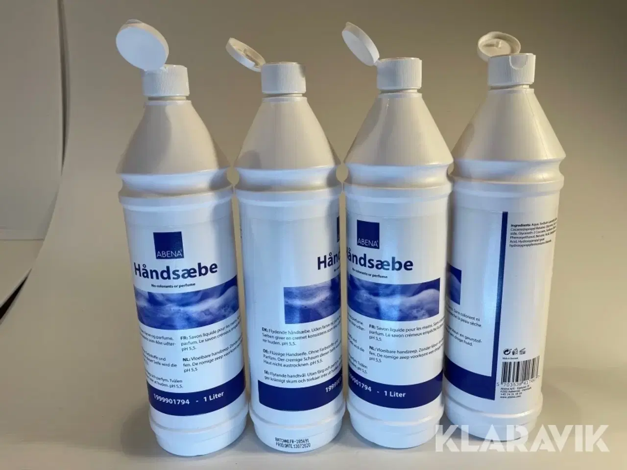 Billede 3 - Flydende håndsæbe Abena 1 liter med pumpe, 360 stk.