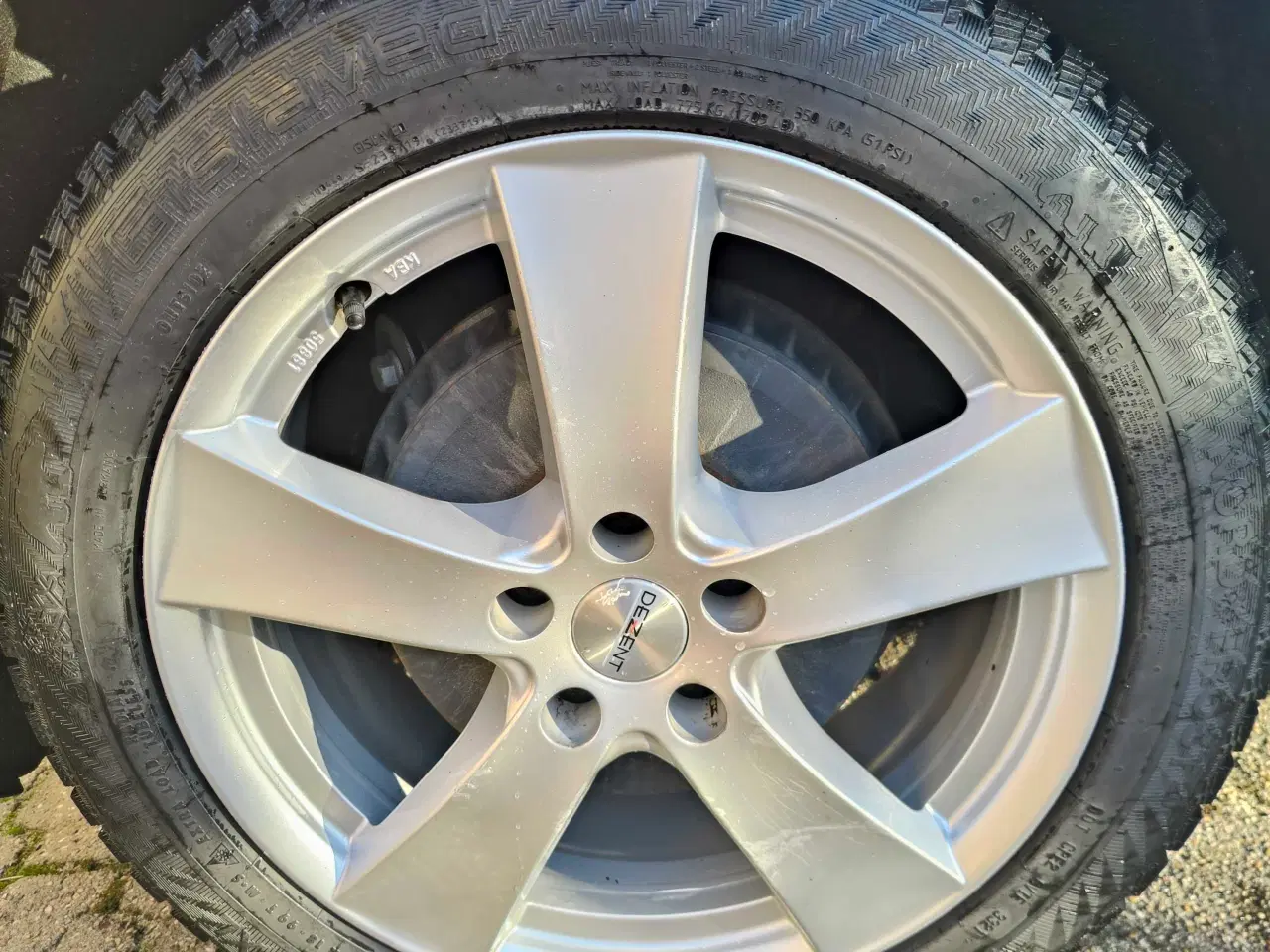 Billede 4 - Vinterhjul 18" - bolte 5x112 - dæk 215x55
