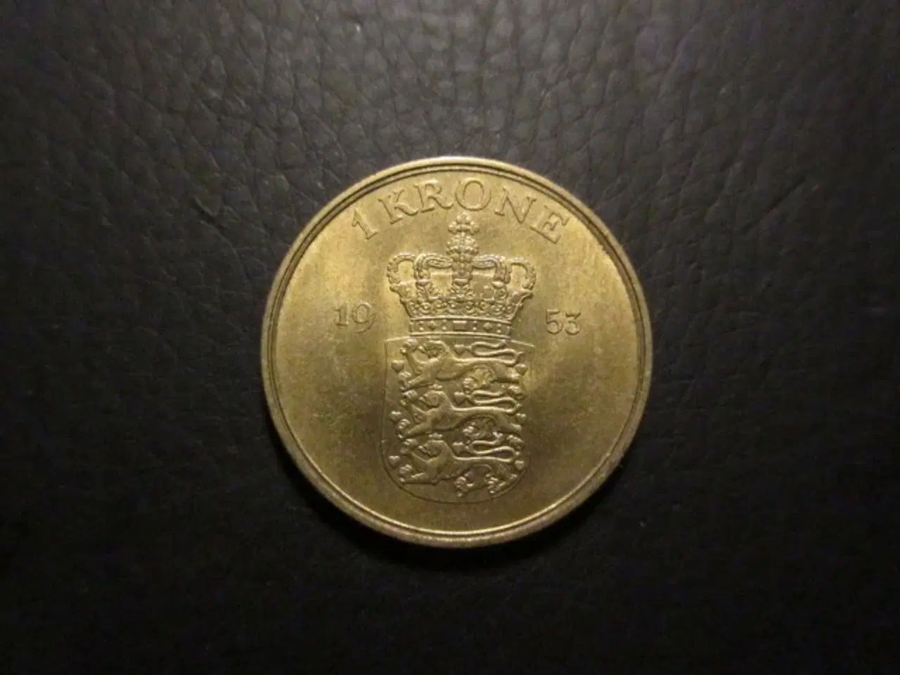 Billede 1 - 1 kr 1953 møntskær