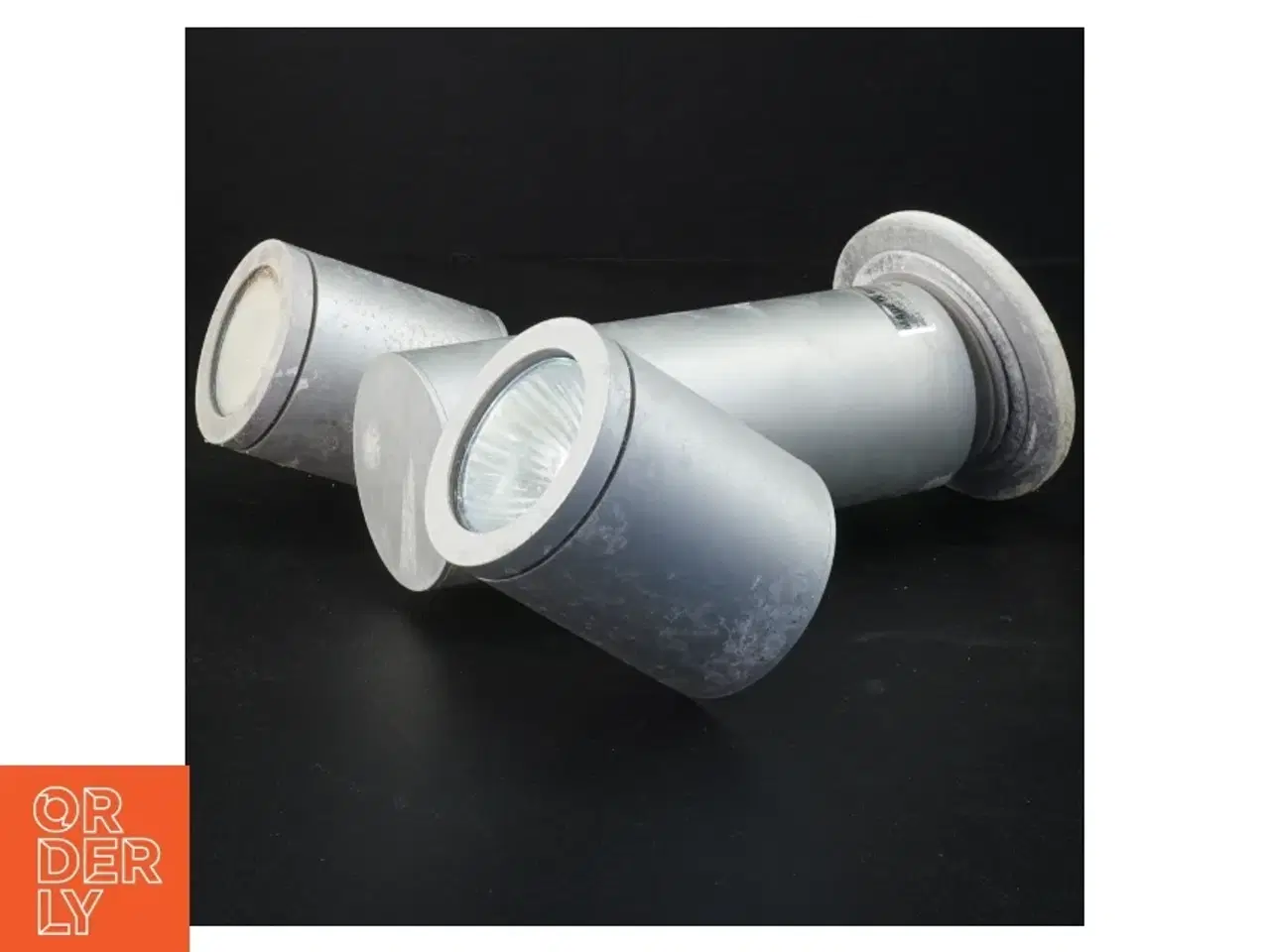 Billede 1 - Loftslampe med tre spots (2 stk) (str. 19 cm)