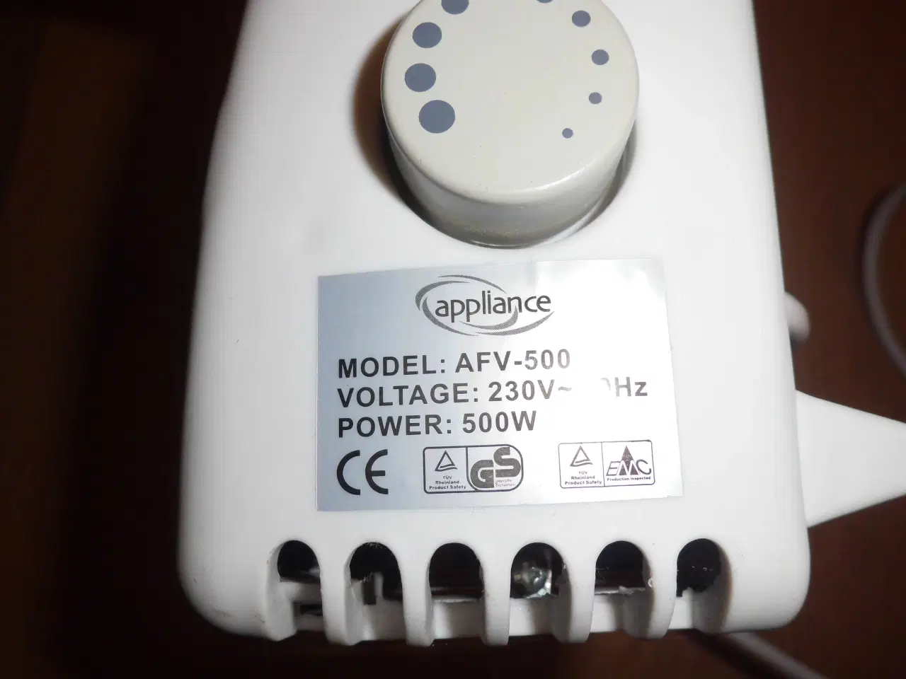Billede 2 - Lille el-radiator 500 w