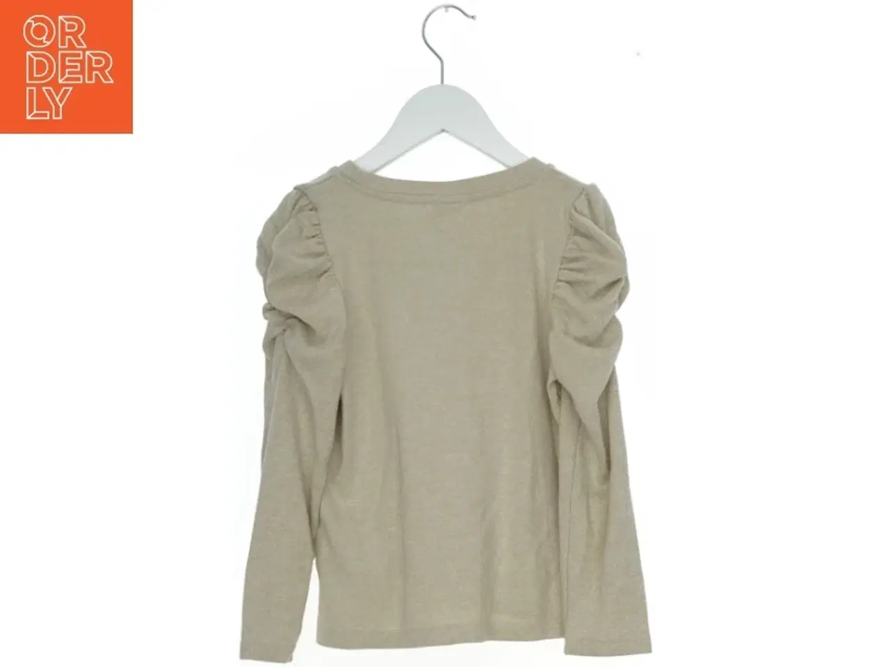 Billede 2 - Langærmet beige bluse fra Lindex (str. 128)