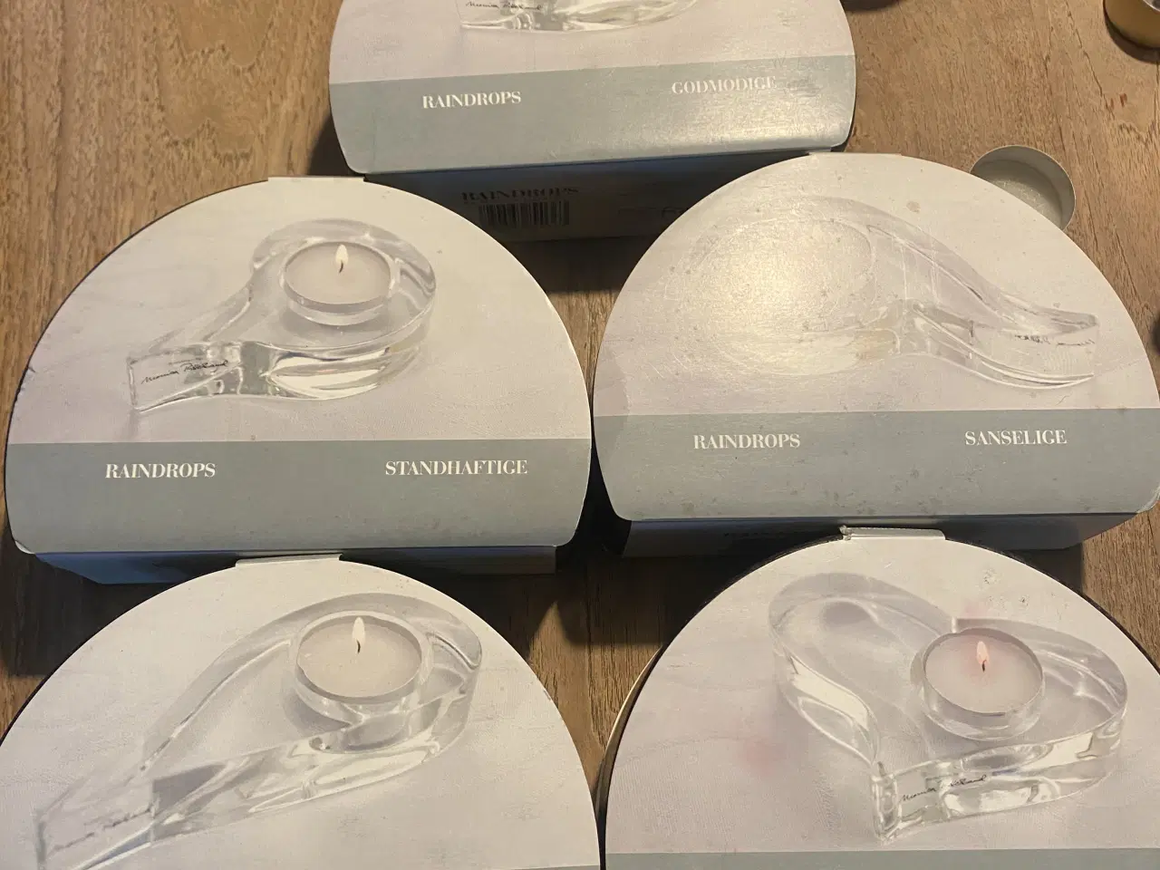 Billede 3 - Fyrfadsstager raindrops Monica ritterband