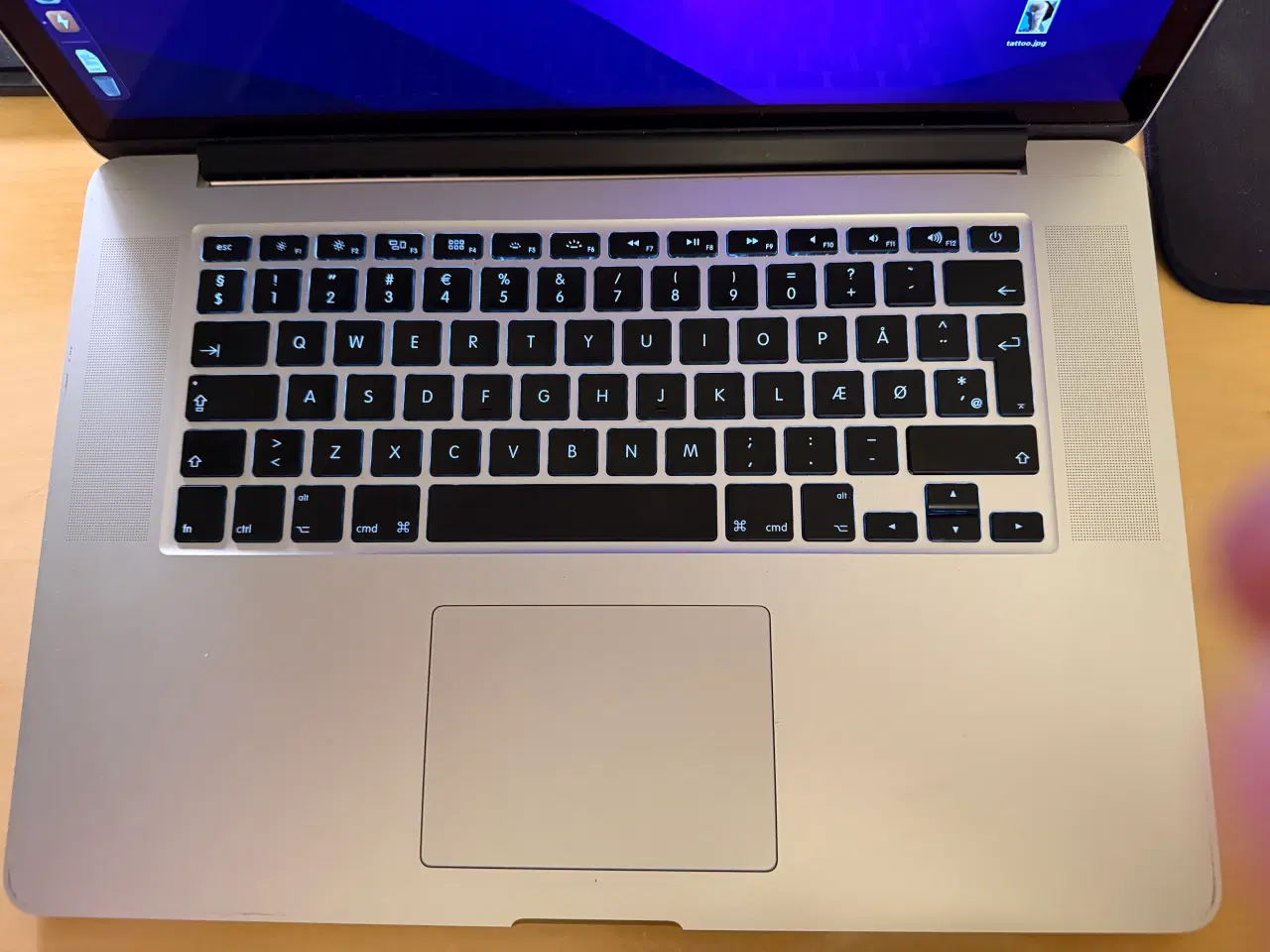 Billede 2 - MacBook Pro 15” - nyt batteri og tastatur/trackpad