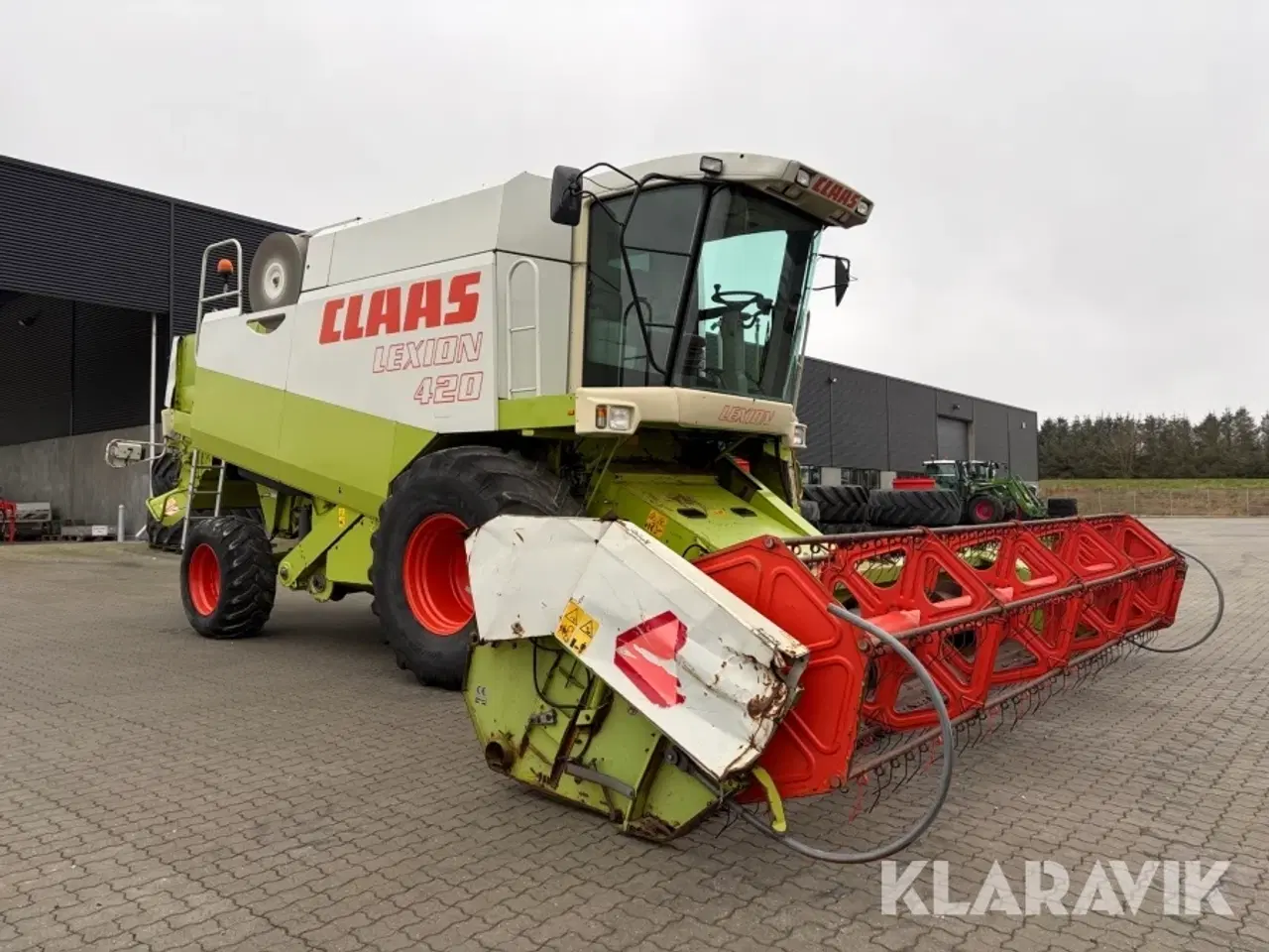 Billede 7 - Mejetærsker Claas Lexion 420 med C600 skærebord