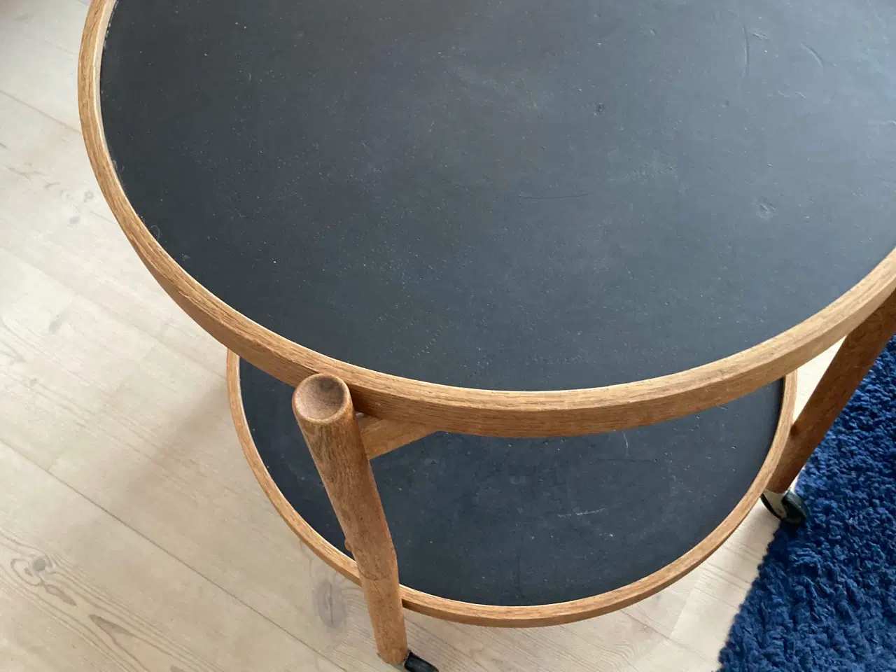 Billede 1 - Teaktræ bakkende fra bølling