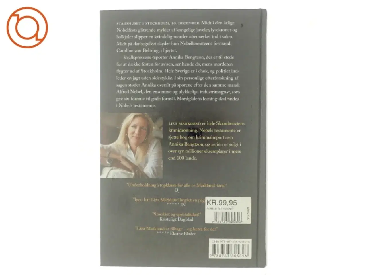 Billede 3 - Nobels testamente af Liza Marklund (Bog)