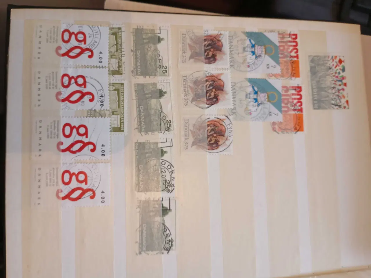 Billede 13 - A5 indstiksbog danske frimærker 