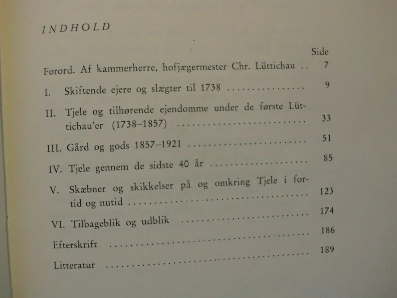 Billede 4 - tjele - af et jysk herresædes historie, af gunnar 