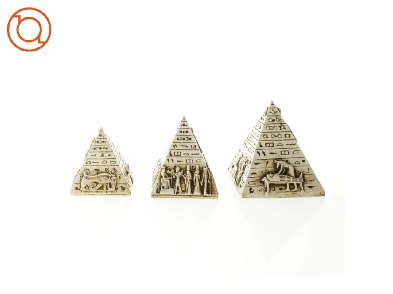 Billede 5 - Pynte pyramider (str. 10 x 10 cm og 7 x 7 cm og 6 x 6 cm)