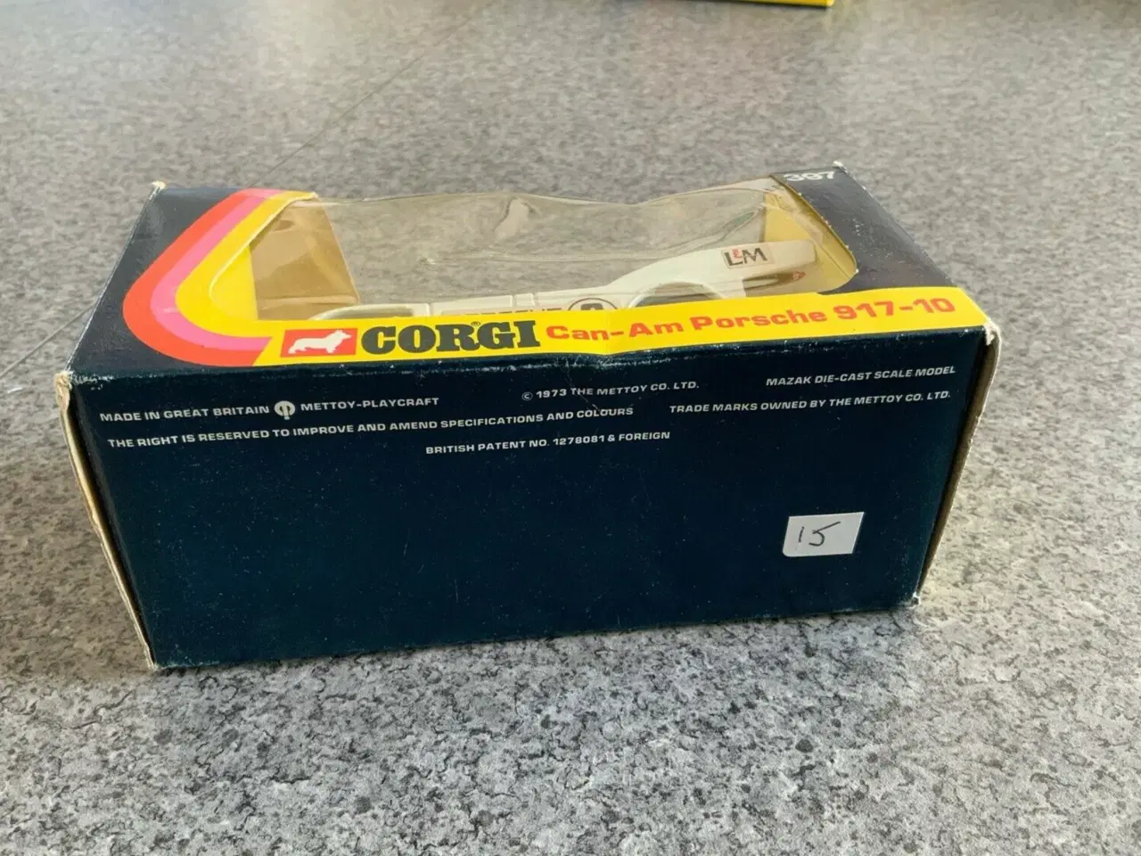 Billede 8 - Corgi Toys No. 397 Can-Am Porsch 917-10 scale 1:36
