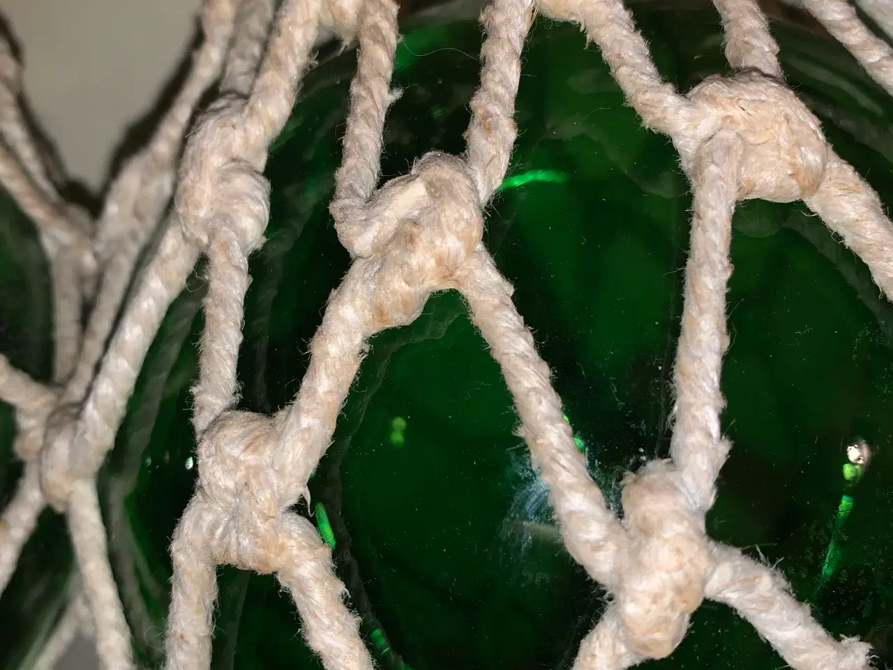 Billede 3 - 2 Gamle fiskekugler i flot grøn