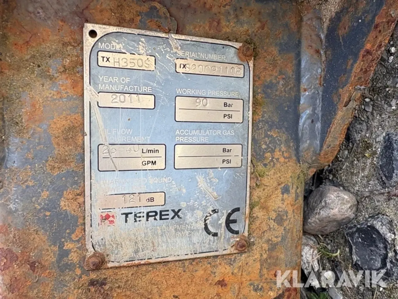 Billede 5 - Hydraulikhammer Terex TX H350S
