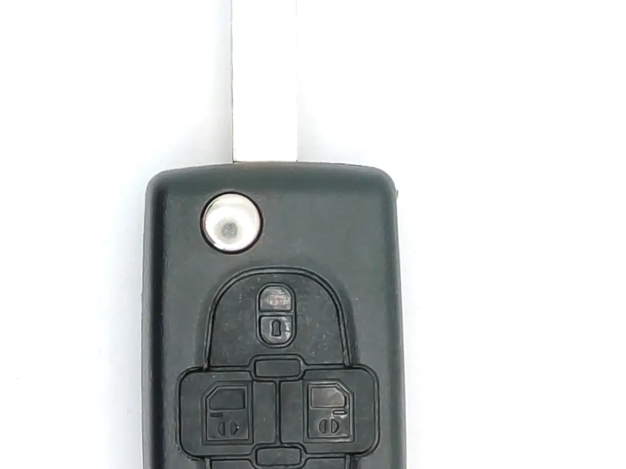 Billede 1 - Flipnøgle rep sæt for Citroen og Peugeot 4 knaps uden batteri holder